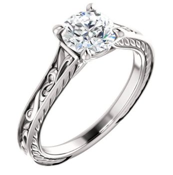 Vintage Solitaire Engagement Rings