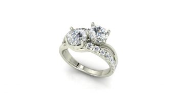 2 stone engagement ring