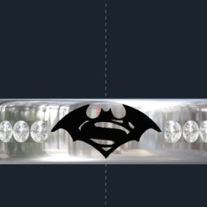 Superman Batman Wedding Ring