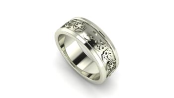 Custom Geek Wedding Rings