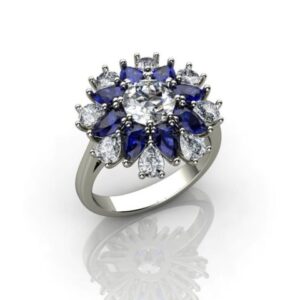 vintage floral ring