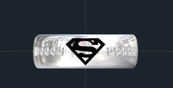 superman wedding ring