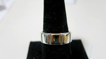 geometric wedding ring