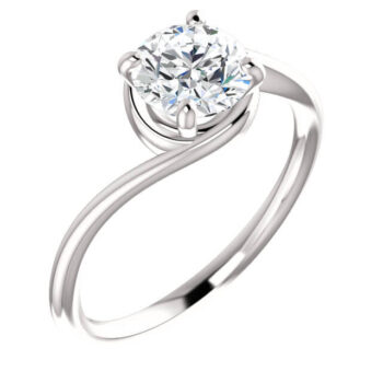 Bypass Solitaire Ring