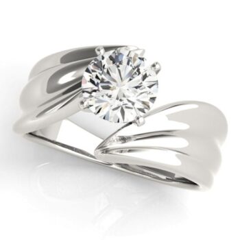 Bypass Solitaire Engagement Ring Bypass Solitaire Engagement Ring