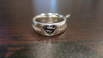 Superman Wedding Ring Superhero Wedding Ring