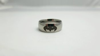 Titanium Batman Wedding Ring