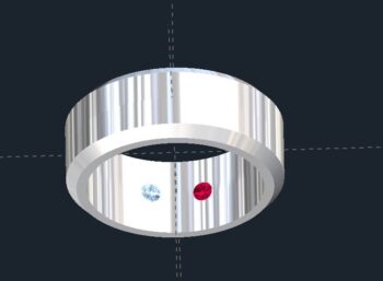 Peek a Boo Gemstone Wedding Rings Peek a Boo Gemstone Wedding Rings