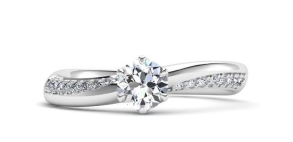 6 prong engagement ring