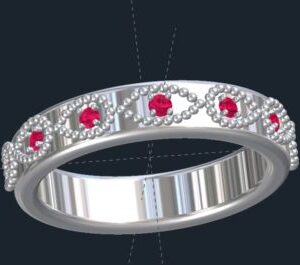 gemstone wedding rings