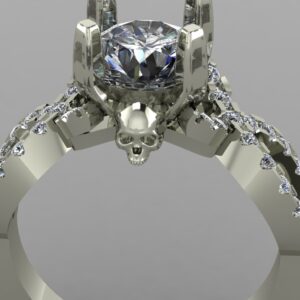 Infinity Skull Engagement Ring Infinity Skull Engagement Ring