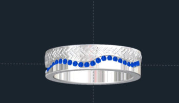 Men's Sapphire Wedding Ring Men's Sapphire Wedding Ring