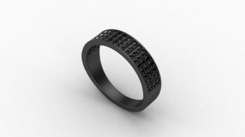 Black Diamond Wedding Ring