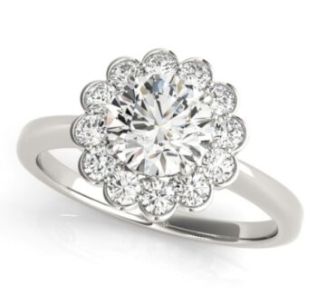  Custom Floral Engagement Rings 