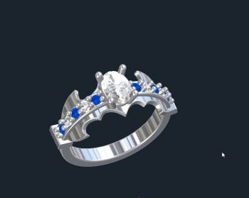 batman mens wedding ring