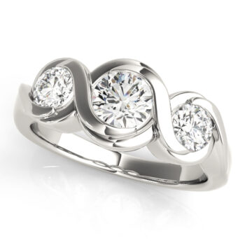 Bezel Set Diamond Rings