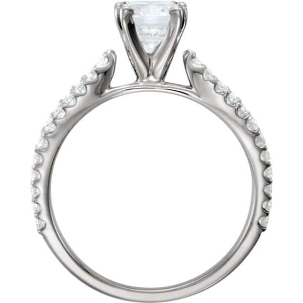 Custom Split Shank Engagement Ring