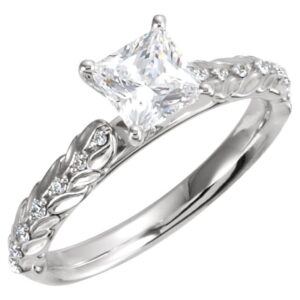 Sculptural Custom Engagement Ring