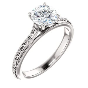 Cathedral Solitaire Engagement Ring