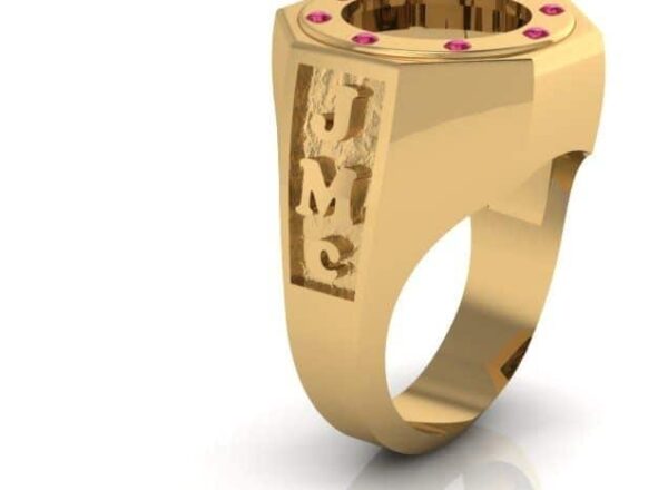 Custom Gold Coin Ring