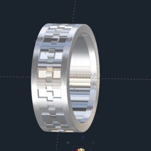 Watchband Men's Wedding Ring