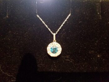 Halo Diamond Necklace