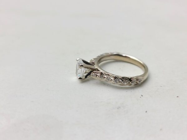 Sculptural Custom Engagement Ring