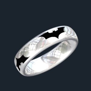 His & Hers Batman Rings