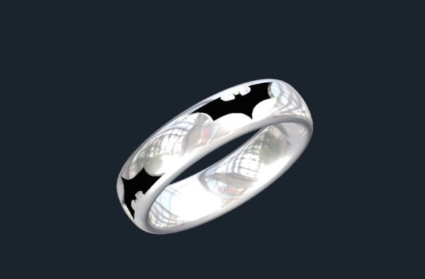 His & Hers Batman Rings