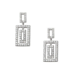 Triple Rectangle Earrings