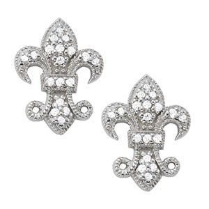 Fluer De Lis Earrings