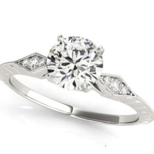 Knife Edge Engagement Ring