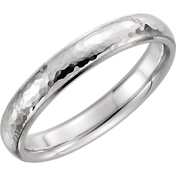 Custom Hammered Wedding Rings