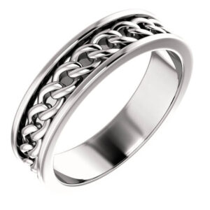 Chain Men's Wedding Ring