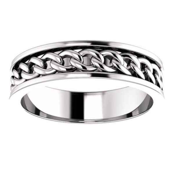 Chain Men's Wedding Ring