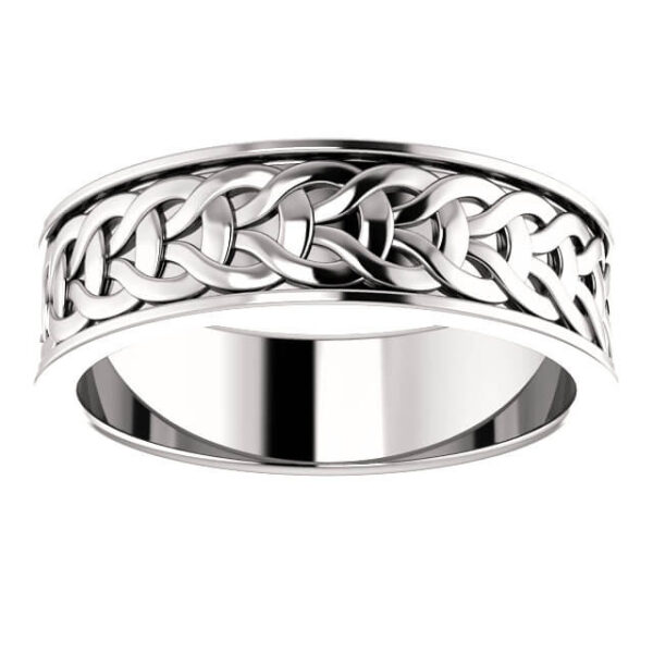 Woven Men's Wedding Ring