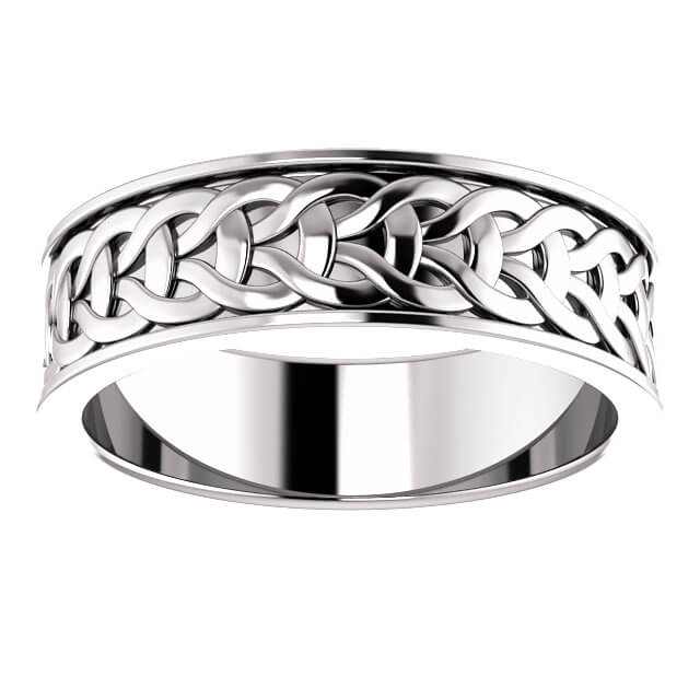 Woven Men's Wedding Ring | Custom Men's Wedding Rings