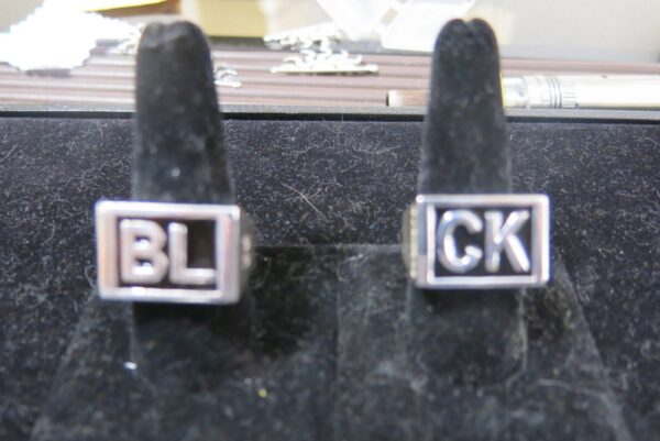 Double Signet Rings