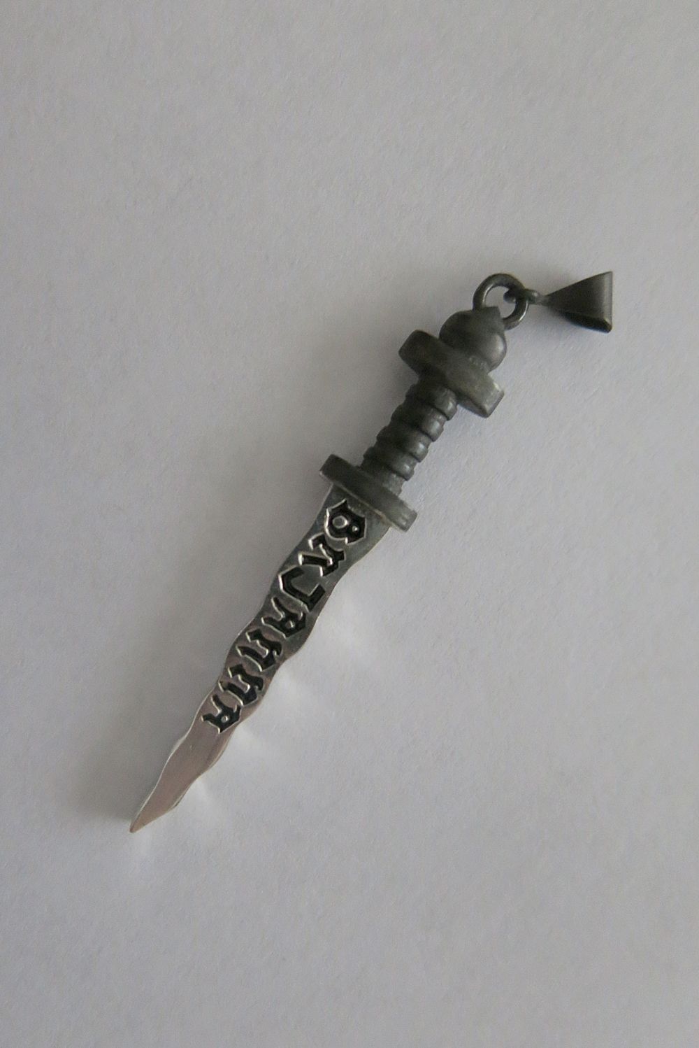 Dagger Pendant | Custom Hip Hip Necklaces | Valeria FJ Dallas
