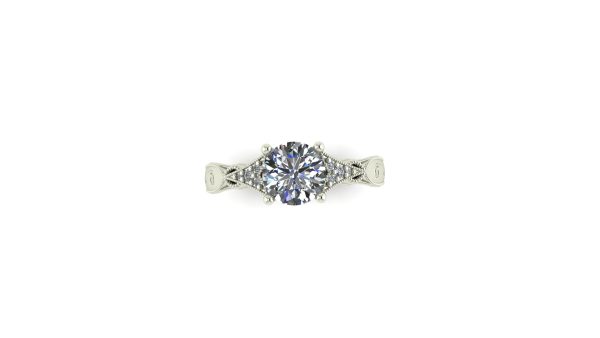 Celtic Cathedral Engagement Ring