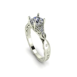 Celtic Cathedral Engagement Ring