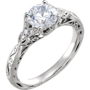 Celtic Cathedral Engagement Ring