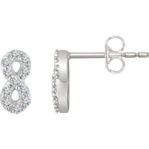 Infinity Diamond Earrings