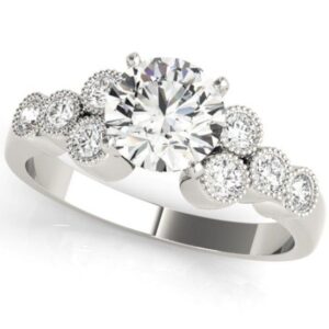 Diamond Cluster Engagement Ring