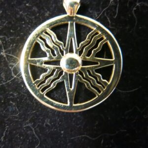 radiant sun pendant