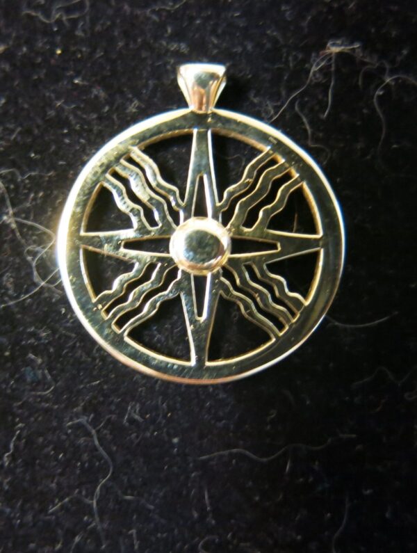 radiant sun pendant