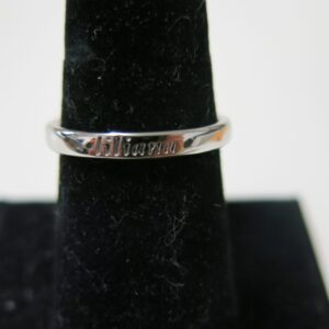 Custom Engraved Wedding Rings