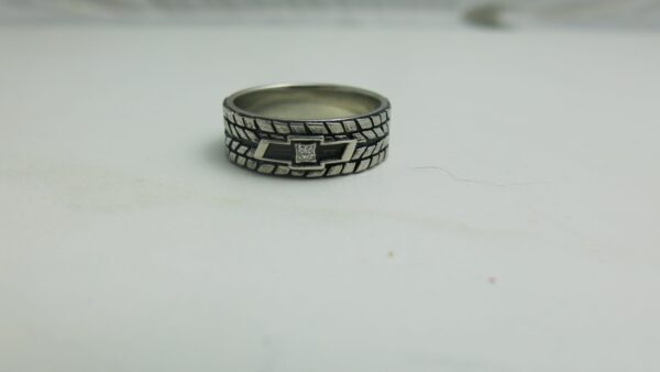 Chevy Tire Tread Wedding Band