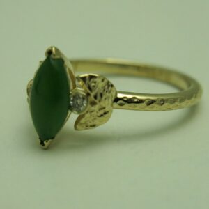Floral Engagement Ring