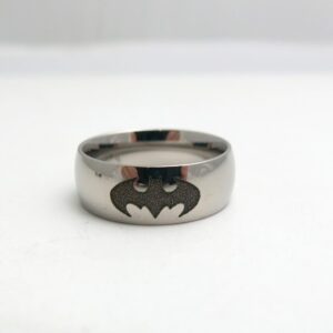 Titanium Batman Wedding Ring